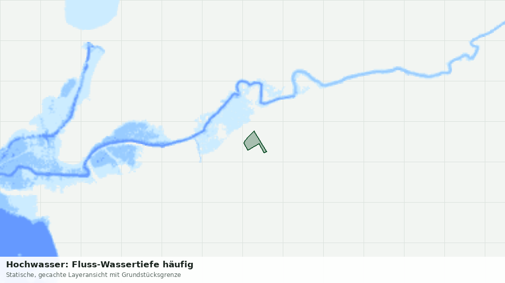Statische Kartenansicht: Hochwasser: Fluss-Wassertiefe häufig