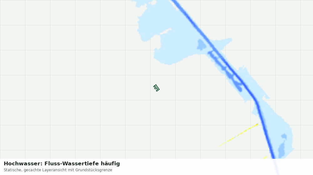 Statische Kartenansicht: Hochwasser: Fluss-Wassertiefe häufig