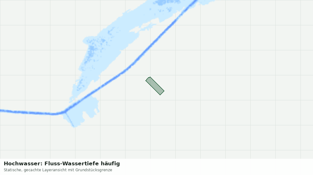 Statische Kartenansicht: Hochwasser: Fluss-Wassertiefe häufig