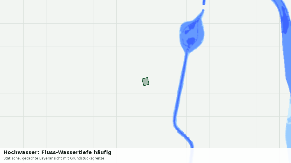 Statische Kartenansicht: Hochwasser: Fluss-Wassertiefe häufig