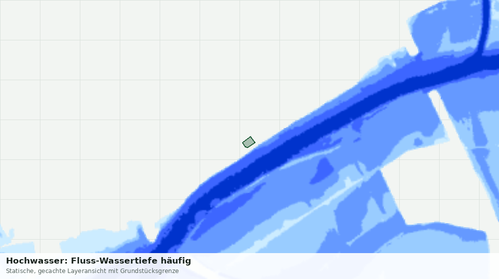 Statische Kartenansicht: Hochwasser: Fluss-Wassertiefe häufig