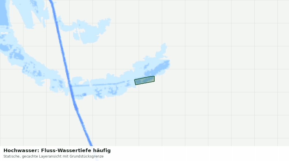 Statische Kartenansicht: Hochwasser: Fluss-Wassertiefe häufig