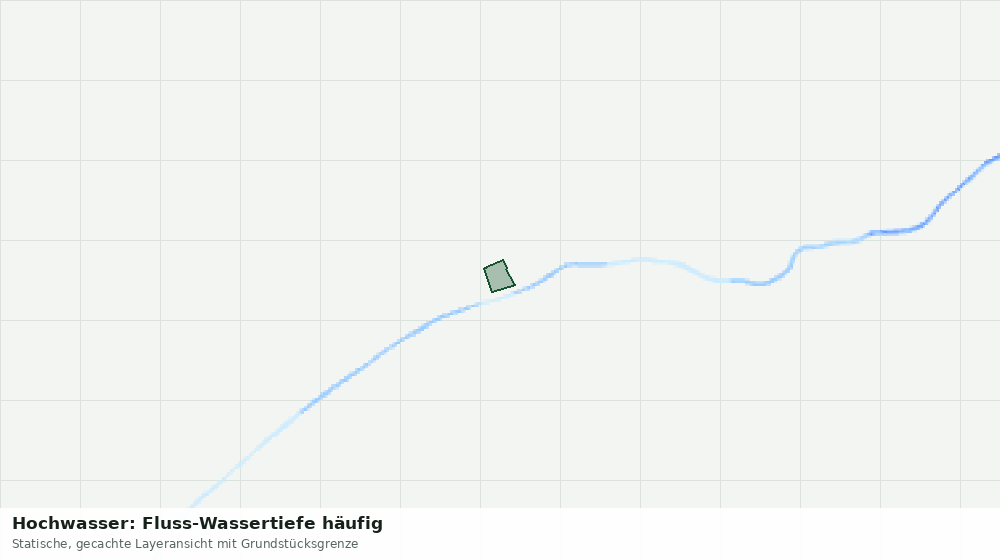 Statische Kartenansicht: Hochwasser: Fluss-Wassertiefe häufig