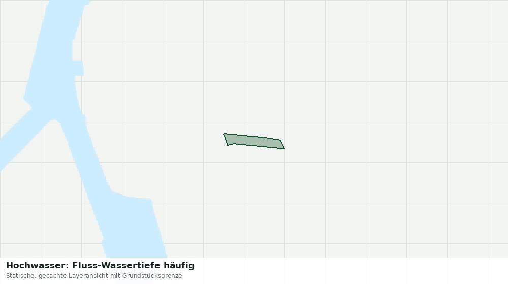 Statische Kartenansicht: Hochwasser: Fluss-Wassertiefe häufig