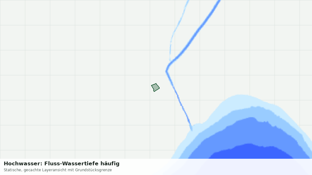 Statische Kartenansicht: Hochwasser: Fluss-Wassertiefe häufig