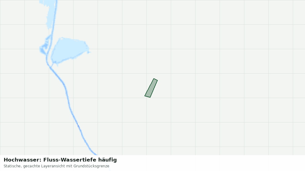 Statische Kartenansicht: Hochwasser: Fluss-Wassertiefe häufig
