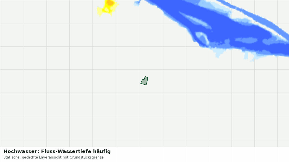 Statische Kartenansicht: Hochwasser: Fluss-Wassertiefe häufig