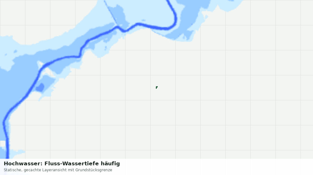 Statische Kartenansicht: Hochwasser: Fluss-Wassertiefe häufig