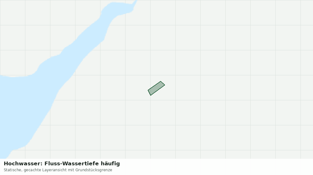 Statische Kartenansicht: Hochwasser: Fluss-Wassertiefe häufig