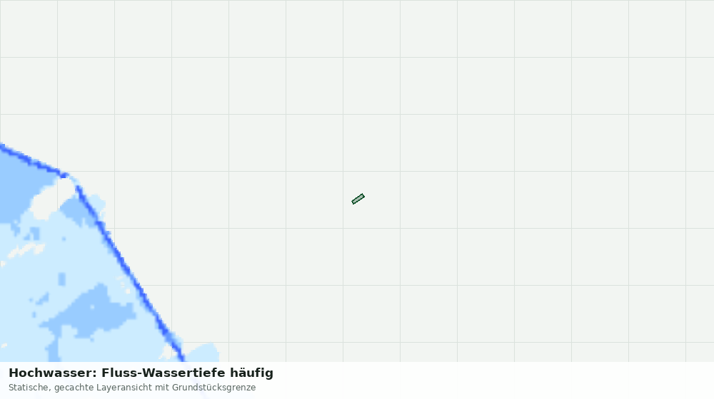 Statische Kartenansicht: Hochwasser: Fluss-Wassertiefe häufig