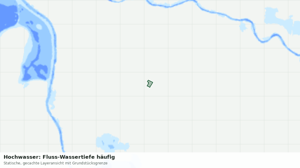 Statische Kartenansicht: Hochwasser: Fluss-Wassertiefe häufig