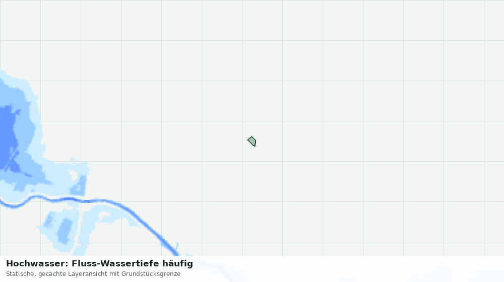 Statische Kartenansicht: Hochwasser: Fluss-Wassertiefe häufig