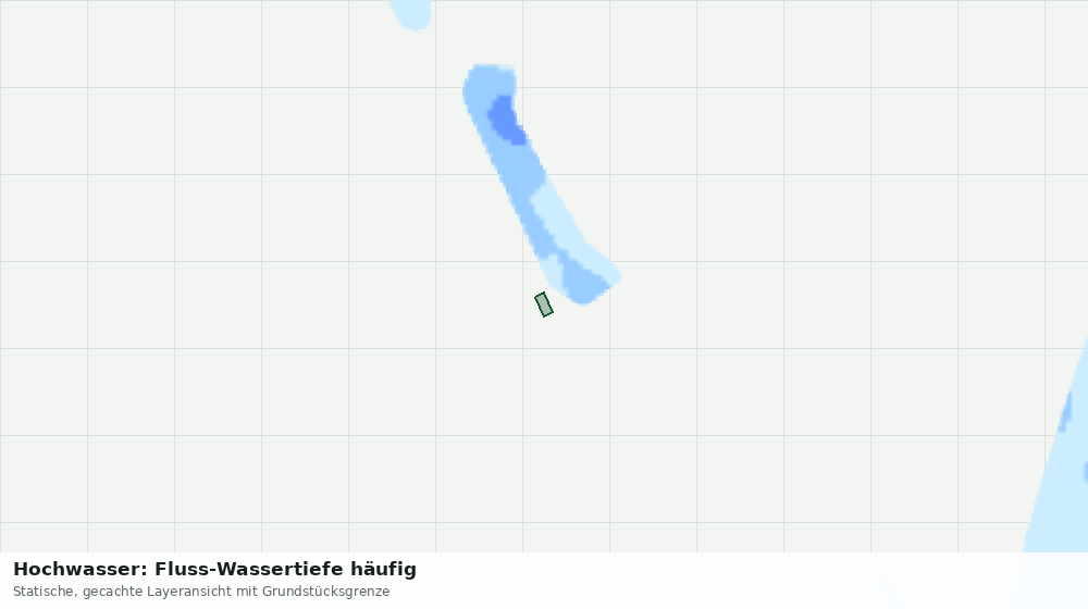 Statische Kartenansicht: Hochwasser: Fluss-Wassertiefe häufig