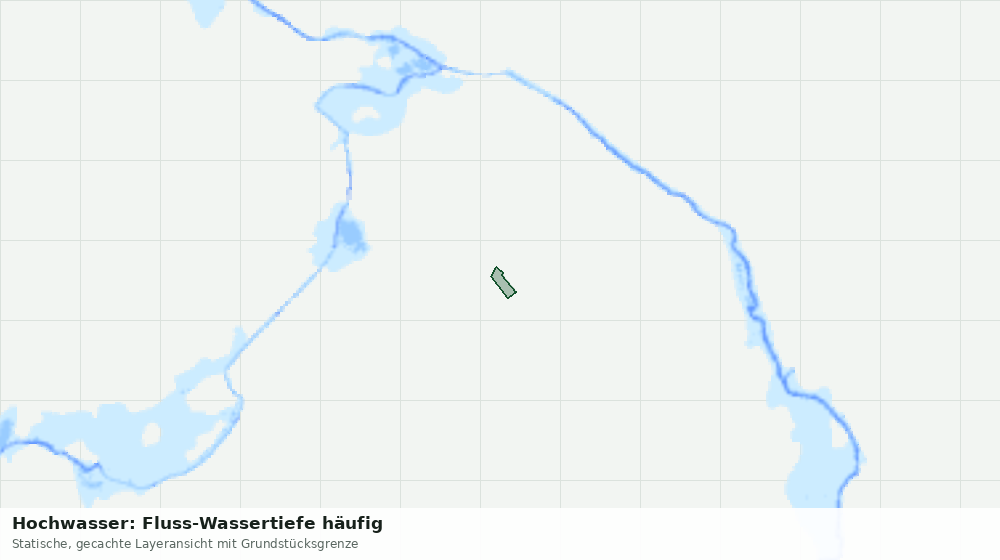 Statische Kartenansicht: Hochwasser: Fluss-Wassertiefe häufig