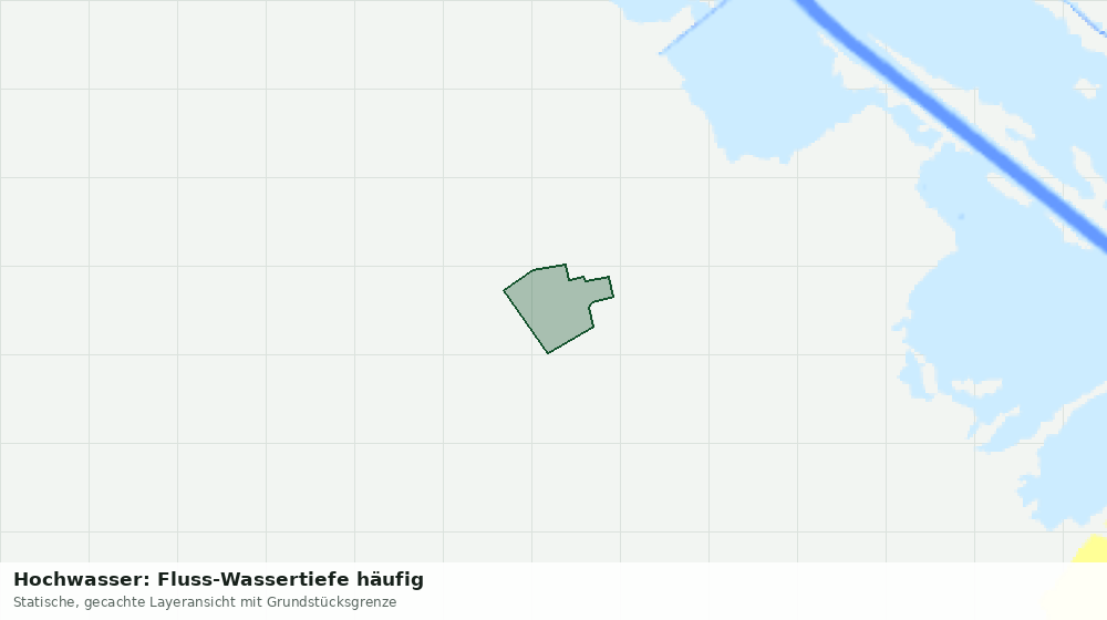Statische Kartenansicht: Hochwasser: Fluss-Wassertiefe häufig