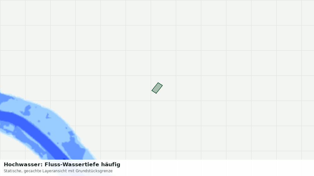 Statische Kartenansicht: Hochwasser: Fluss-Wassertiefe häufig
