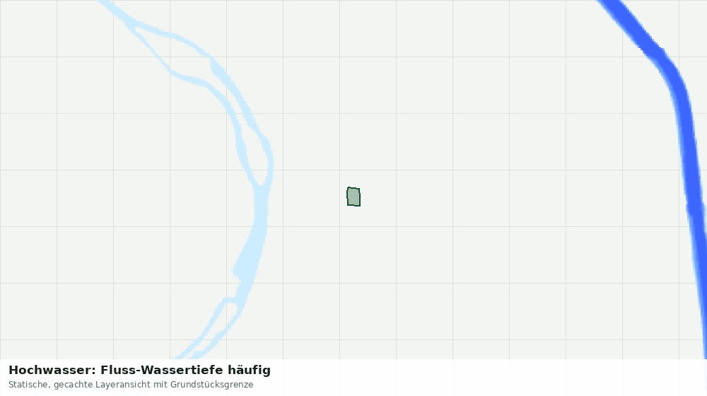 Statische Kartenansicht: Hochwasser: Fluss-Wassertiefe häufig