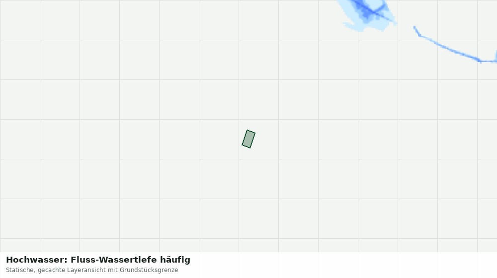 Statische Kartenansicht: Hochwasser: Fluss-Wassertiefe häufig