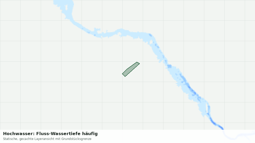 Statische Kartenansicht: Hochwasser: Fluss-Wassertiefe häufig