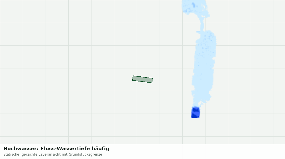 Statische Kartenansicht: Hochwasser: Fluss-Wassertiefe häufig