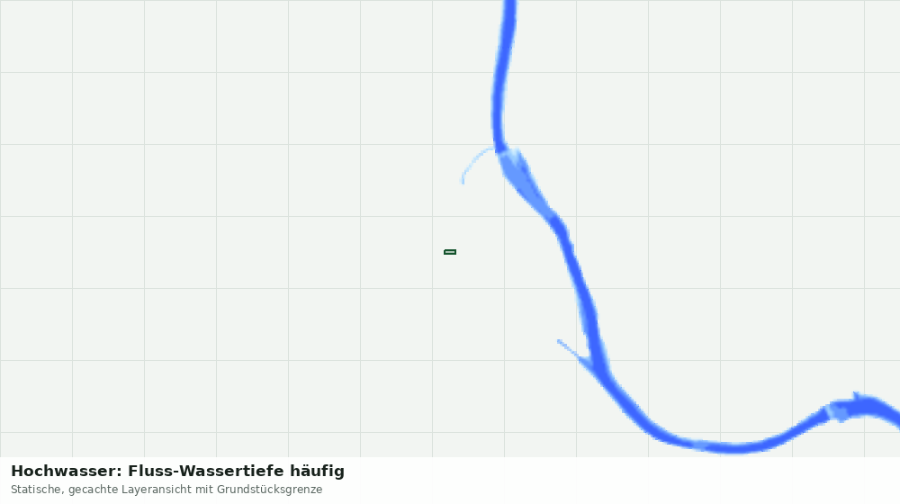 Statische Kartenansicht: Hochwasser: Fluss-Wassertiefe häufig
