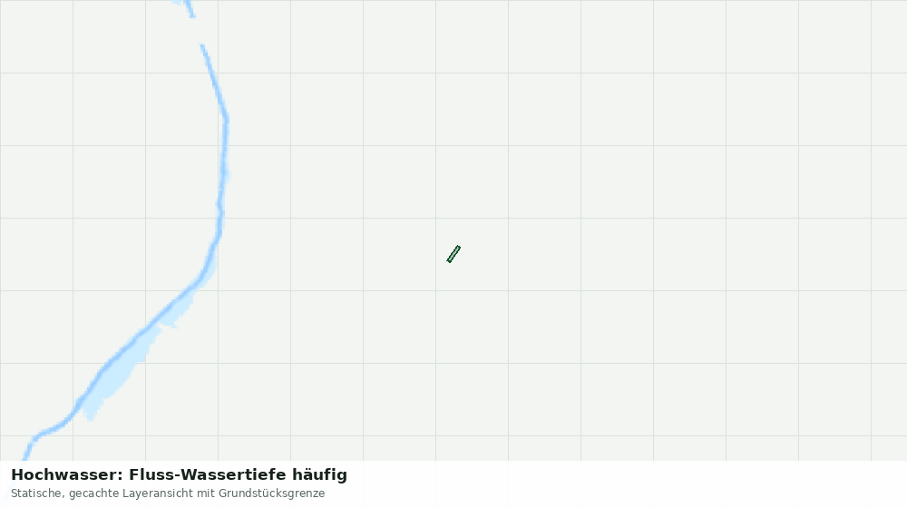 Statische Kartenansicht: Hochwasser: Fluss-Wassertiefe häufig