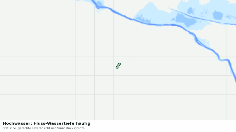 Statische Kartenansicht: Hochwasser: Fluss-Wassertiefe häufig