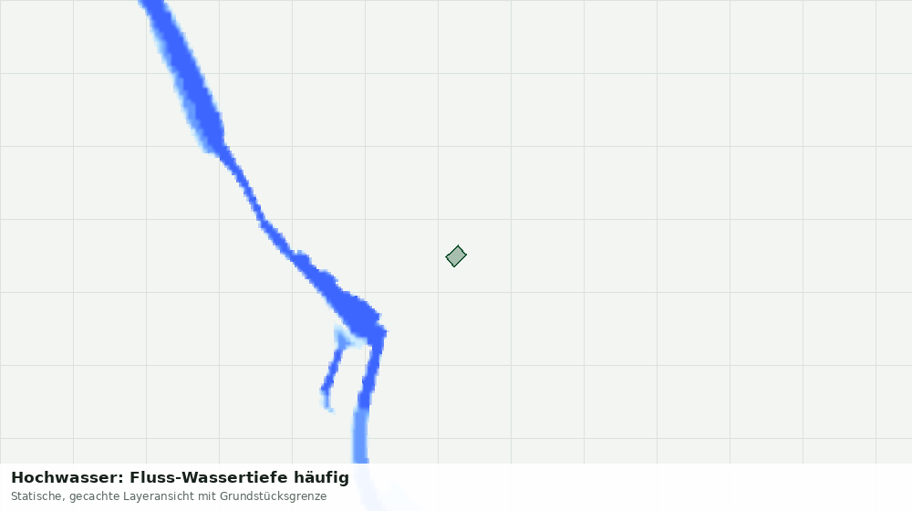 Statische Kartenansicht: Hochwasser: Fluss-Wassertiefe häufig