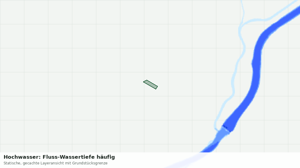 Statische Kartenansicht: Hochwasser: Fluss-Wassertiefe häufig