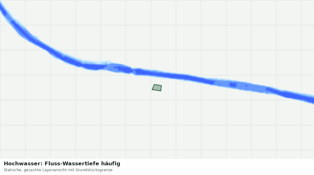 Statische Kartenansicht: Hochwasser: Fluss-Wassertiefe häufig
