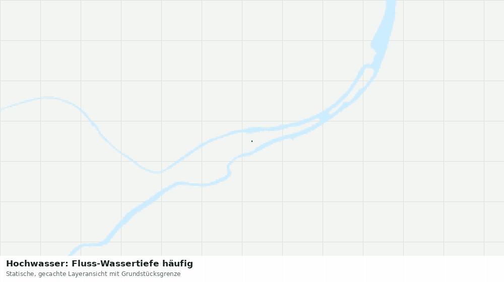 Statische Kartenansicht: Hochwasser: Fluss-Wassertiefe häufig