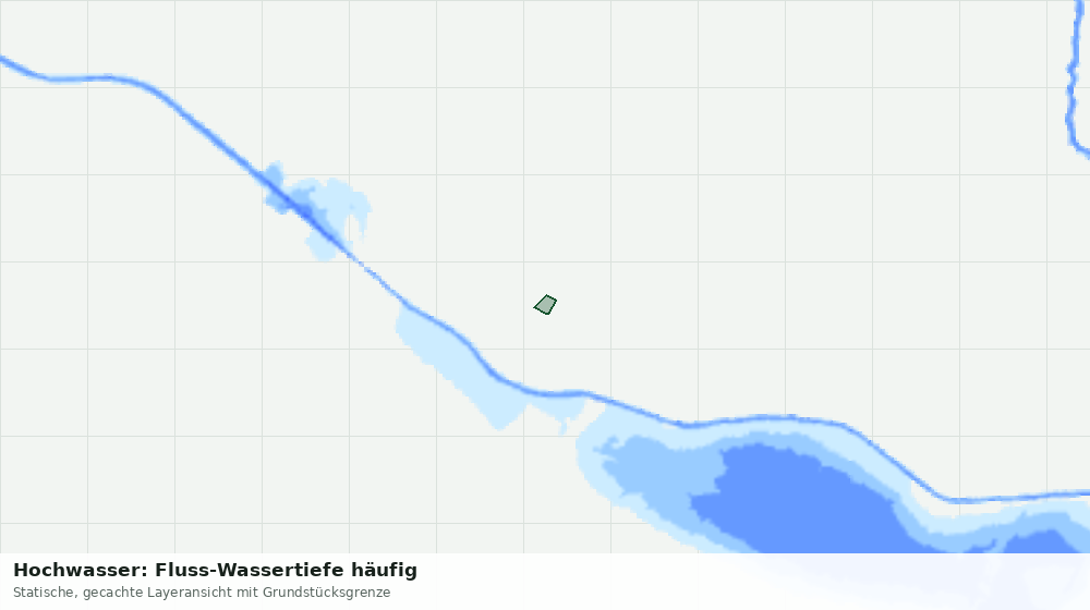 Statische Kartenansicht: Hochwasser: Fluss-Wassertiefe häufig
