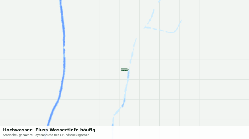 Statische Kartenansicht: Hochwasser: Fluss-Wassertiefe häufig