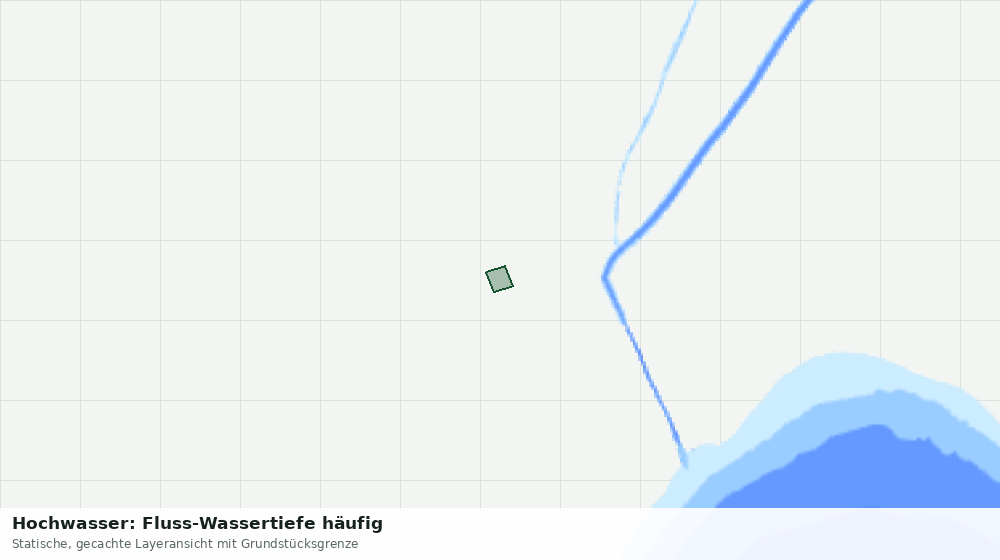 Statische Kartenansicht: Hochwasser: Fluss-Wassertiefe häufig