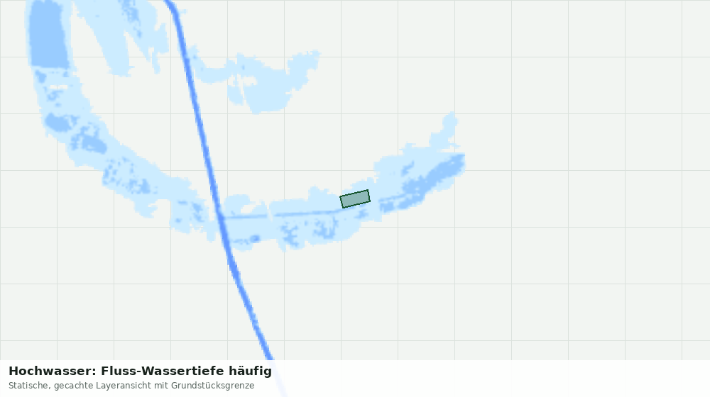 Statische Kartenansicht: Hochwasser: Fluss-Wassertiefe häufig