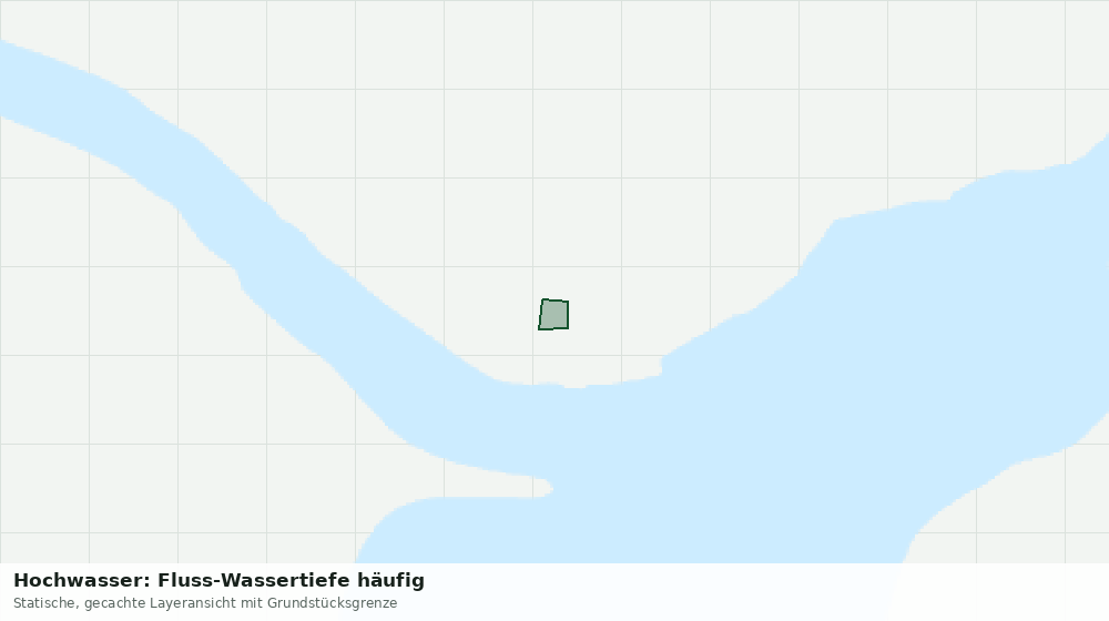 Statische Kartenansicht: Hochwasser: Fluss-Wassertiefe häufig