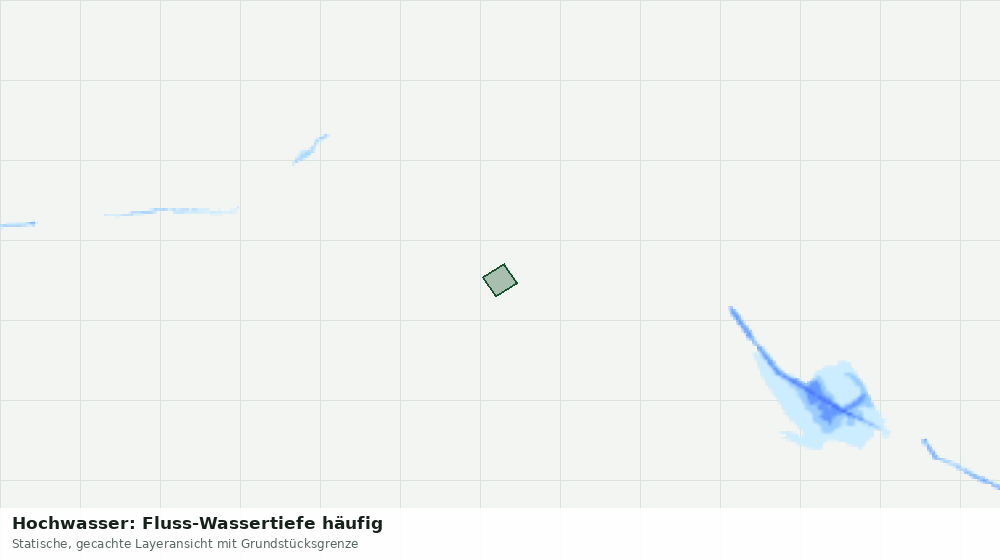 Statische Kartenansicht: Hochwasser: Fluss-Wassertiefe häufig