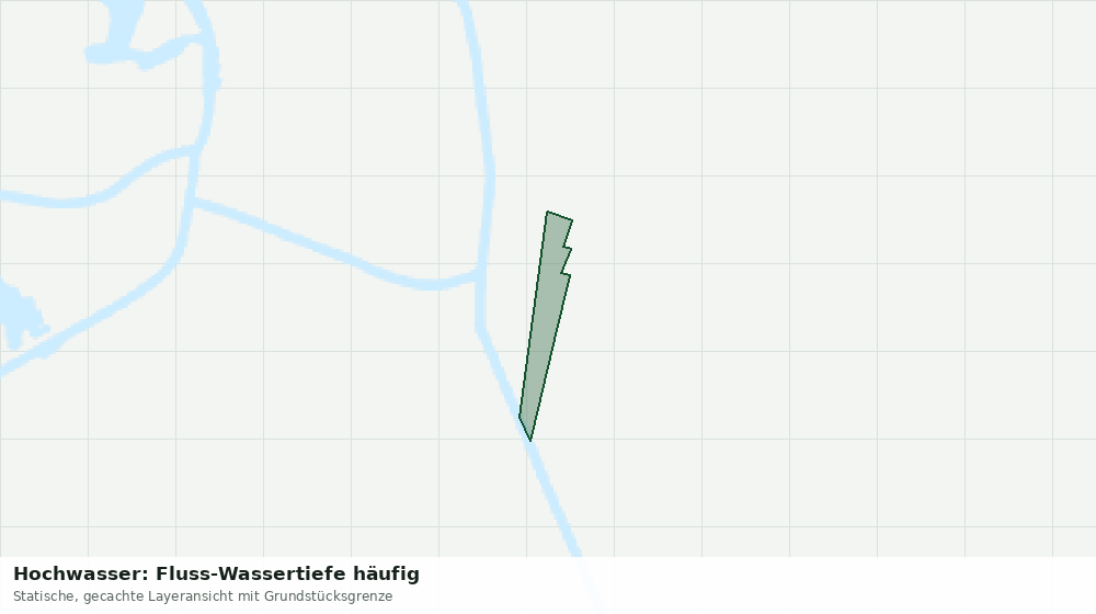 Statische Kartenansicht: Hochwasser: Fluss-Wassertiefe häufig