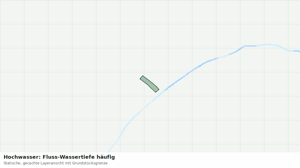 Statische Kartenansicht: Hochwasser: Fluss-Wassertiefe häufig