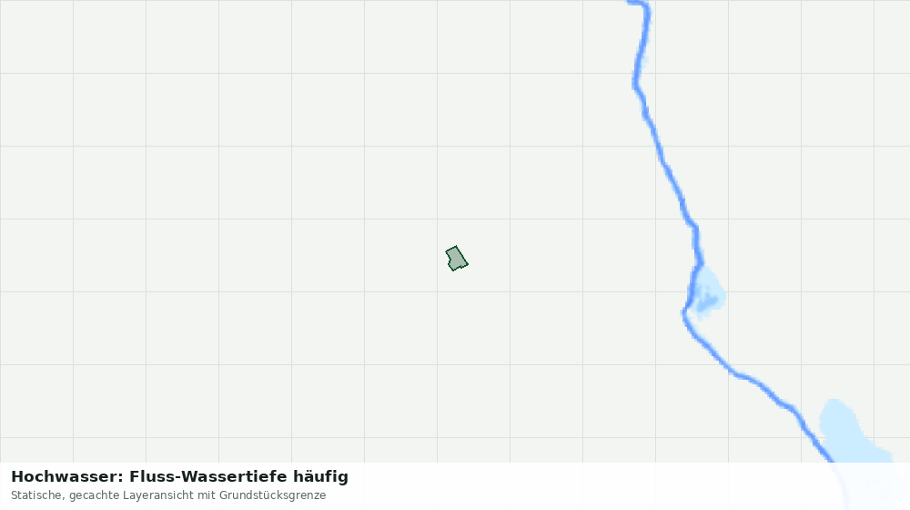 Statische Kartenansicht: Hochwasser: Fluss-Wassertiefe häufig
