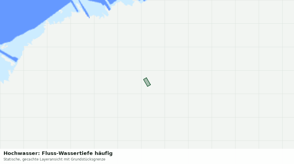 Statische Kartenansicht: Hochwasser: Fluss-Wassertiefe häufig