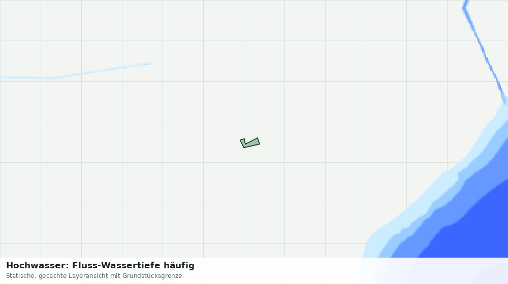 Statische Kartenansicht: Hochwasser: Fluss-Wassertiefe häufig