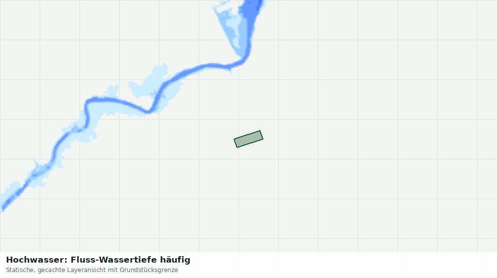 Statische Kartenansicht: Hochwasser: Fluss-Wassertiefe häufig