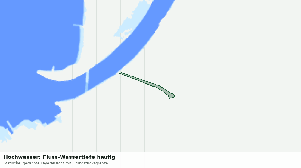 Statische Kartenansicht: Hochwasser: Fluss-Wassertiefe häufig