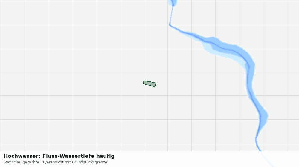 Statische Kartenansicht: Hochwasser: Fluss-Wassertiefe häufig