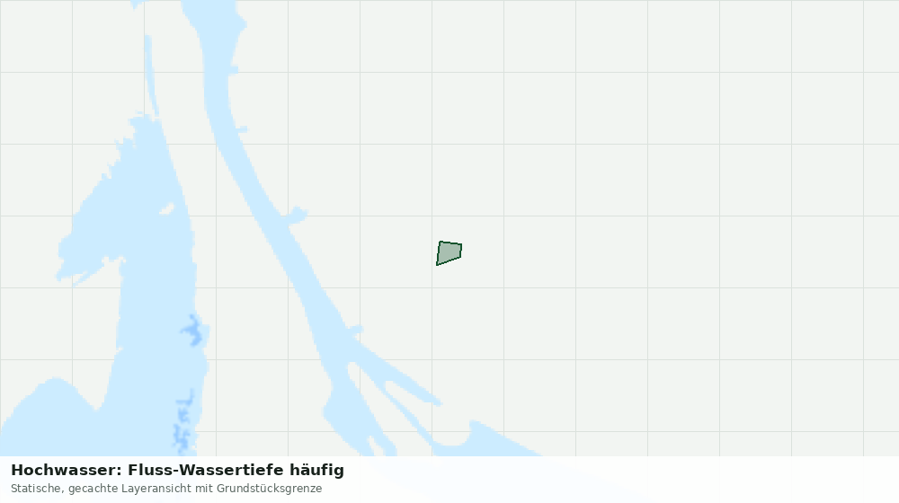 Statische Kartenansicht: Hochwasser: Fluss-Wassertiefe häufig