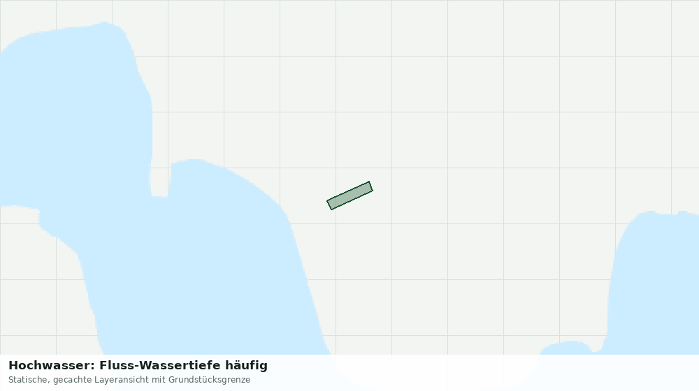 Statische Kartenansicht: Hochwasser: Fluss-Wassertiefe häufig