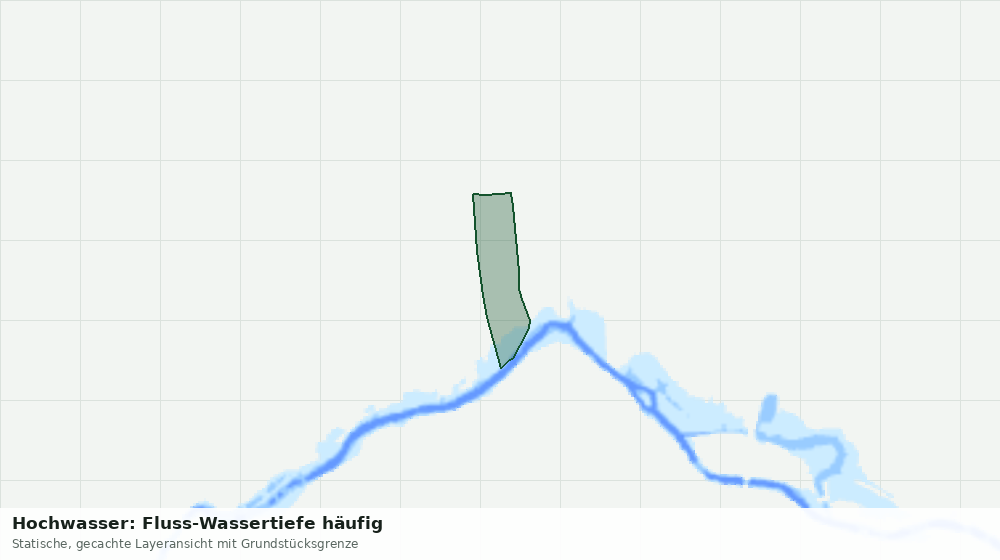 Statische Kartenansicht: Hochwasser: Fluss-Wassertiefe häufig
