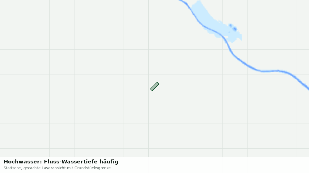Statische Kartenansicht: Hochwasser: Fluss-Wassertiefe häufig
