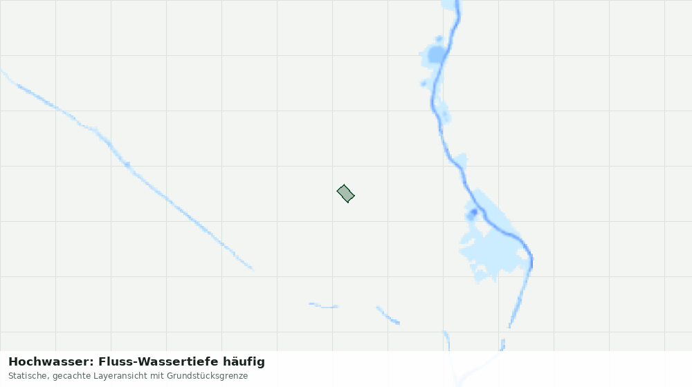 Statische Kartenansicht: Hochwasser: Fluss-Wassertiefe häufig